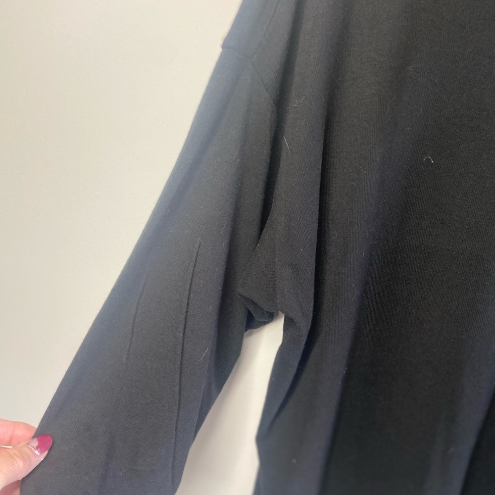 Robert Louis Charcoal Button-Accent Top - Picture 5 of 5